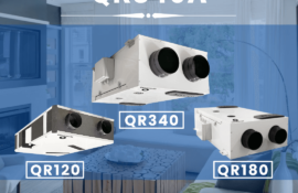 Tsentraliseeritud ventilatsiooniseade HRU QR340A